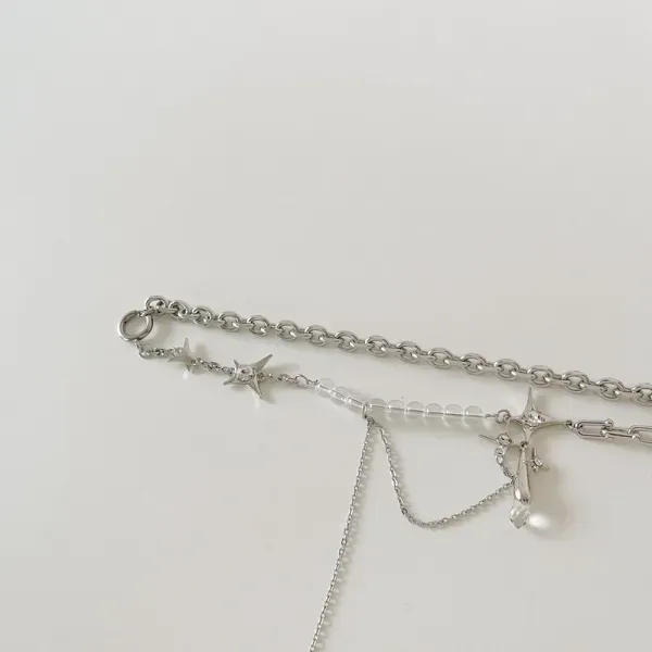 Crystal Braided Choker Necklace