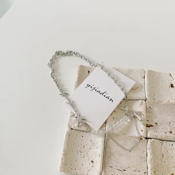 Crystal Braided Choker Necklace