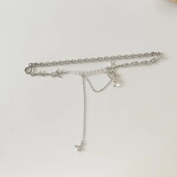 Crystal Braided Choker Necklace