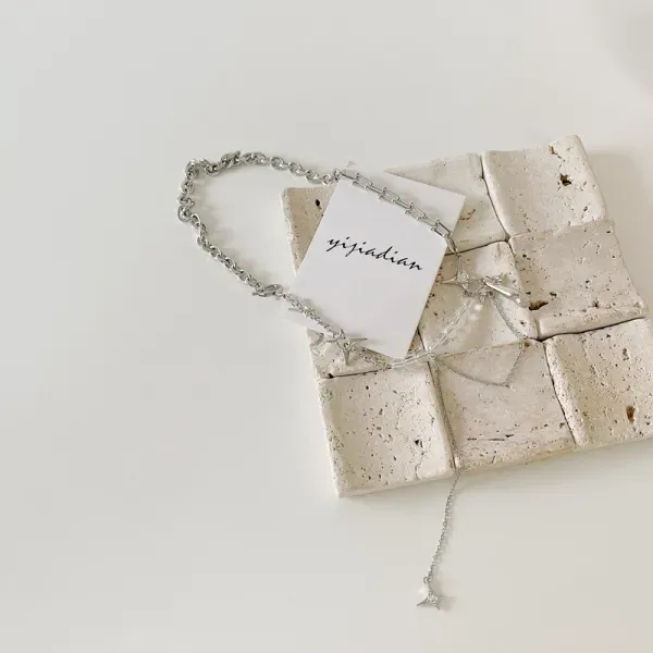 Crystal Braided Choker Necklace