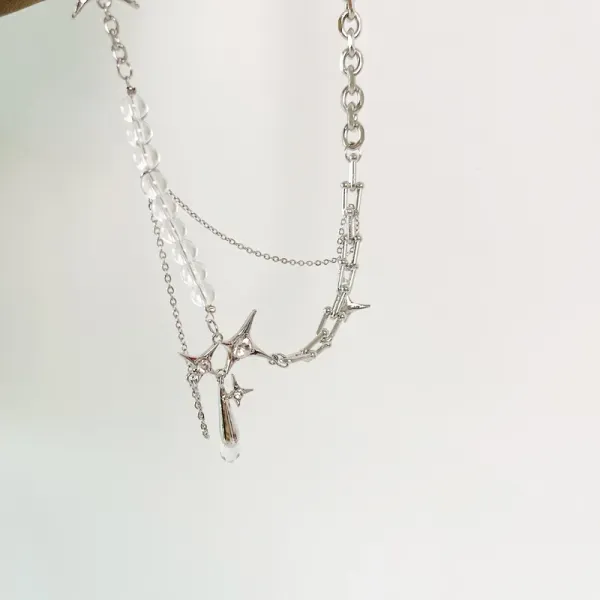 Crystal Braided Choker Necklace