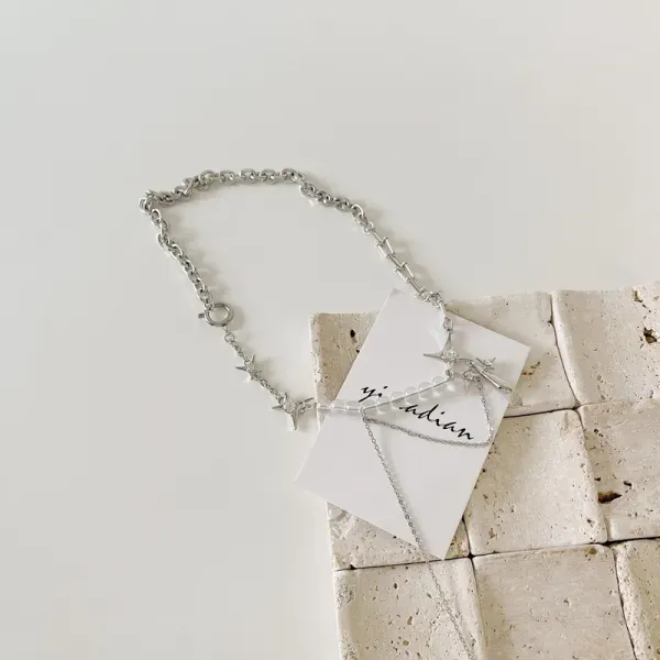 Crystal Braided Choker Necklace