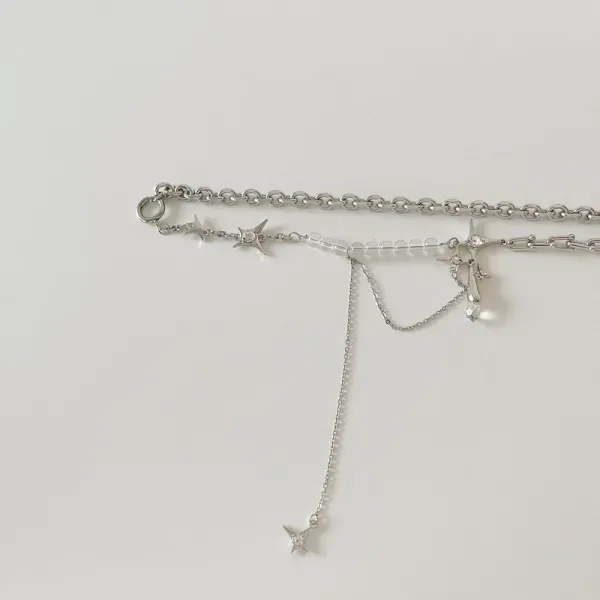 Crystal Braided Choker Necklace