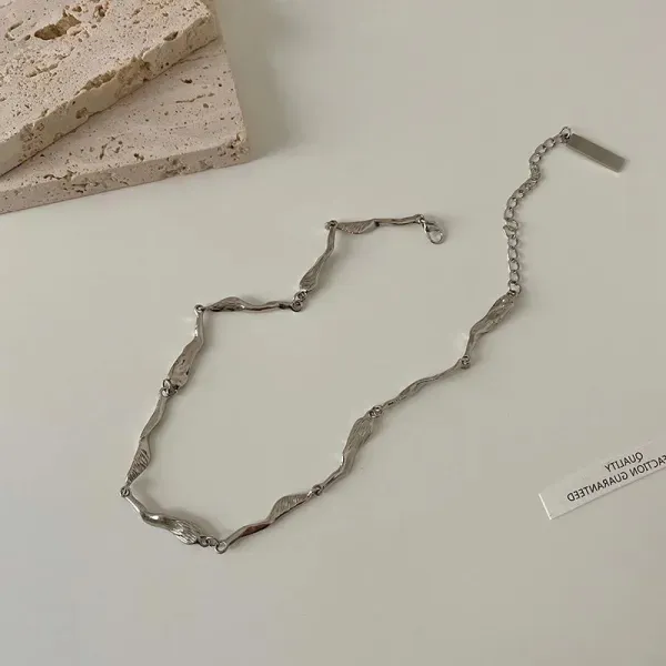 Sparkling Rhinestone Hook Choker Necklace