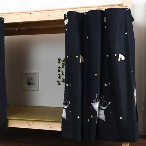 Flamingo Print Bunk Bed Privacy Curtain