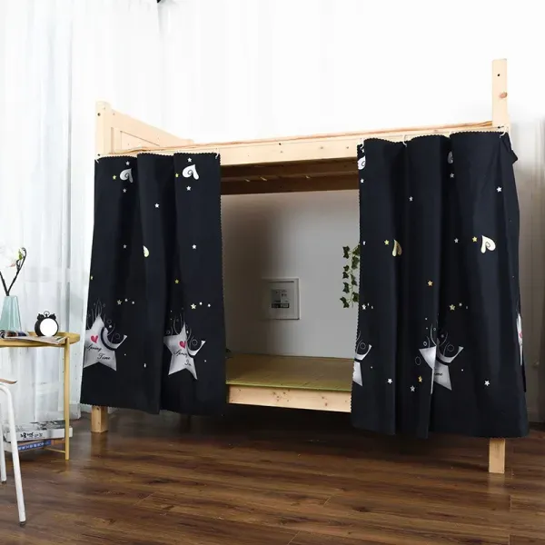 Flamingo Print Bunk Bed Privacy Curtain