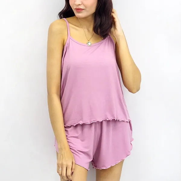 Pink Two Piece Blazer and Shorts Set