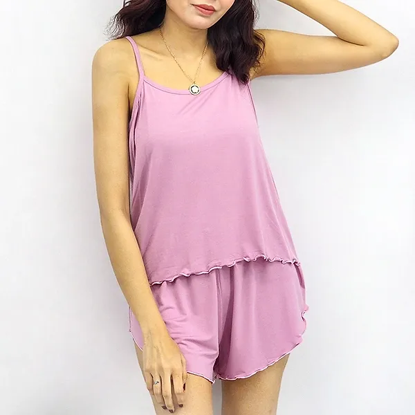 Pink Two Piece Blazer and Shorts Set