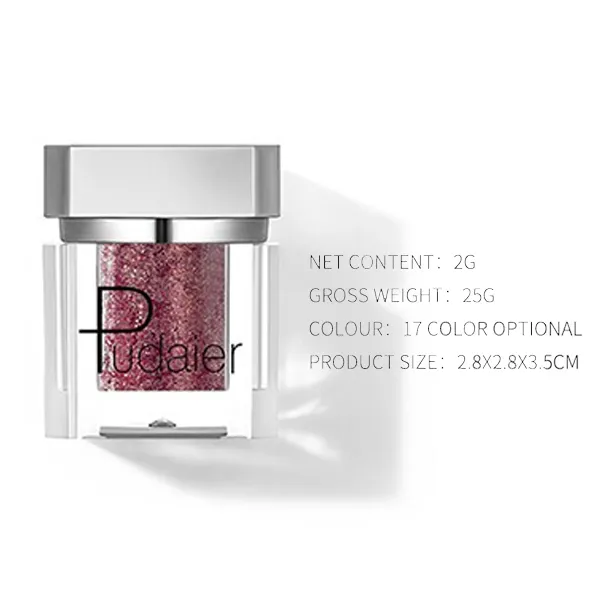 Glittery Purple Face Grooming Dust Natural Eye Makeup for Disco Vibes