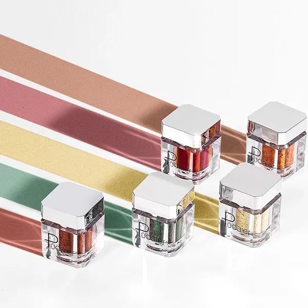 Thumbnail of Glittery Purple Face Grooming Dust Natural Eye Makeup for Disco Vibes