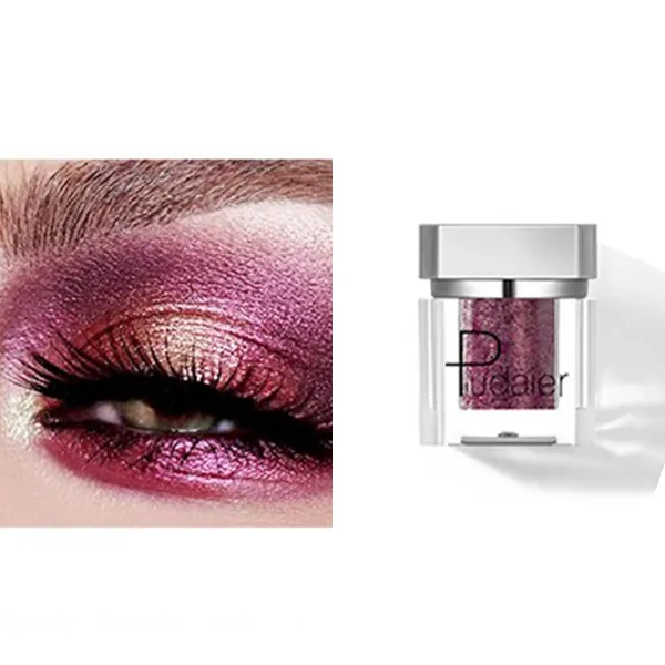 Glittery Purple Face Grooming Dust Natural Eye Makeup for Disco Vibes