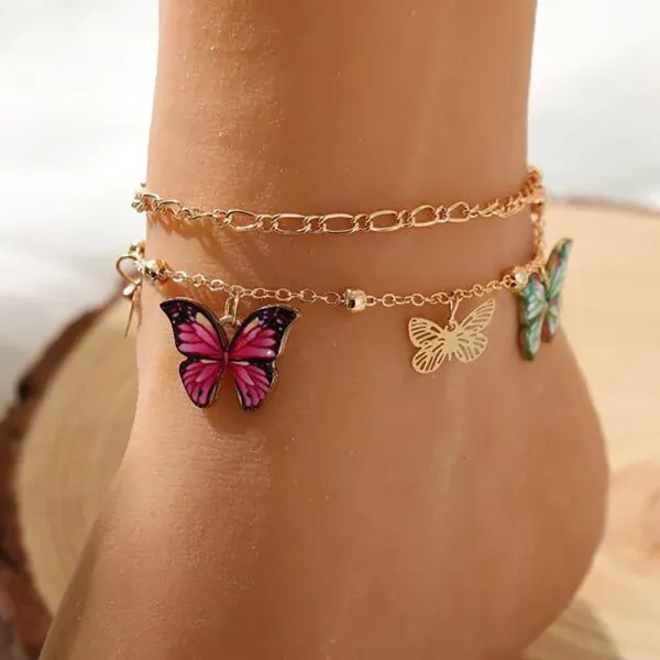 Golden Braided Butterfly Bracelet