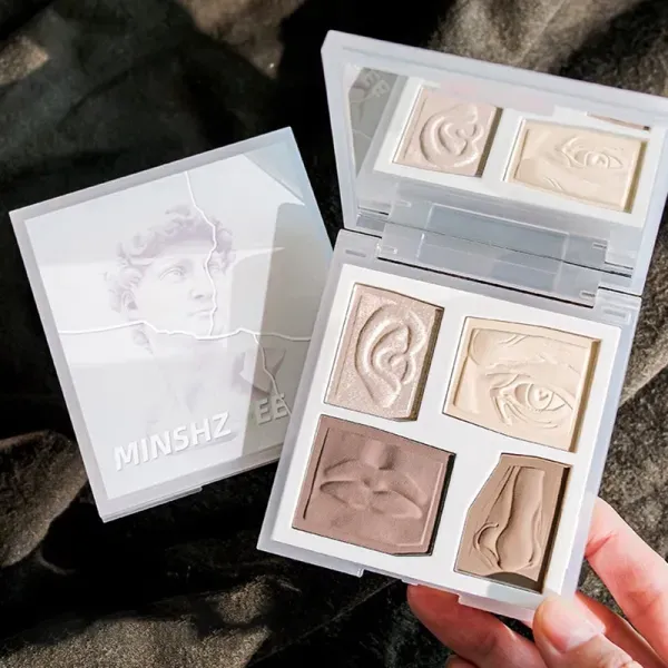 Thumbnail of Minshzee 4-Color Face Sculpting and Glow Palette