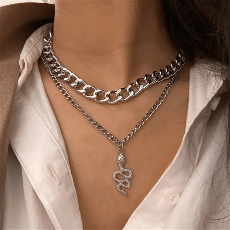 Shimmering Silver Braided Hook Necklace