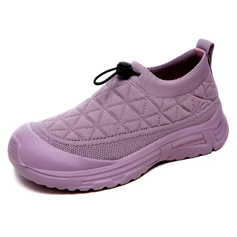 Comfortable Slip On Knit Walking Sneakers