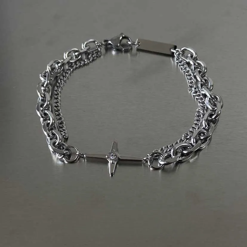 Elegant Silver Plated Chain Bracelet