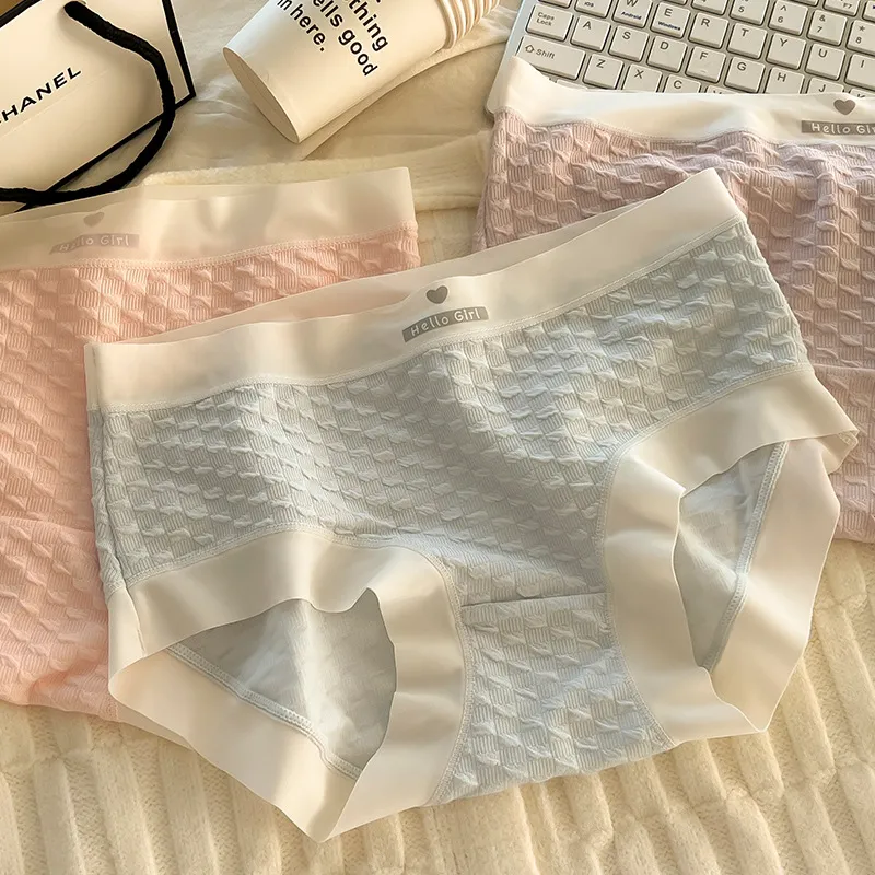 Cotton High Waist Ribbed Panties