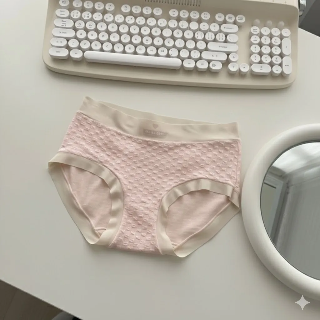 Cotton High Waist Ribbed Panties