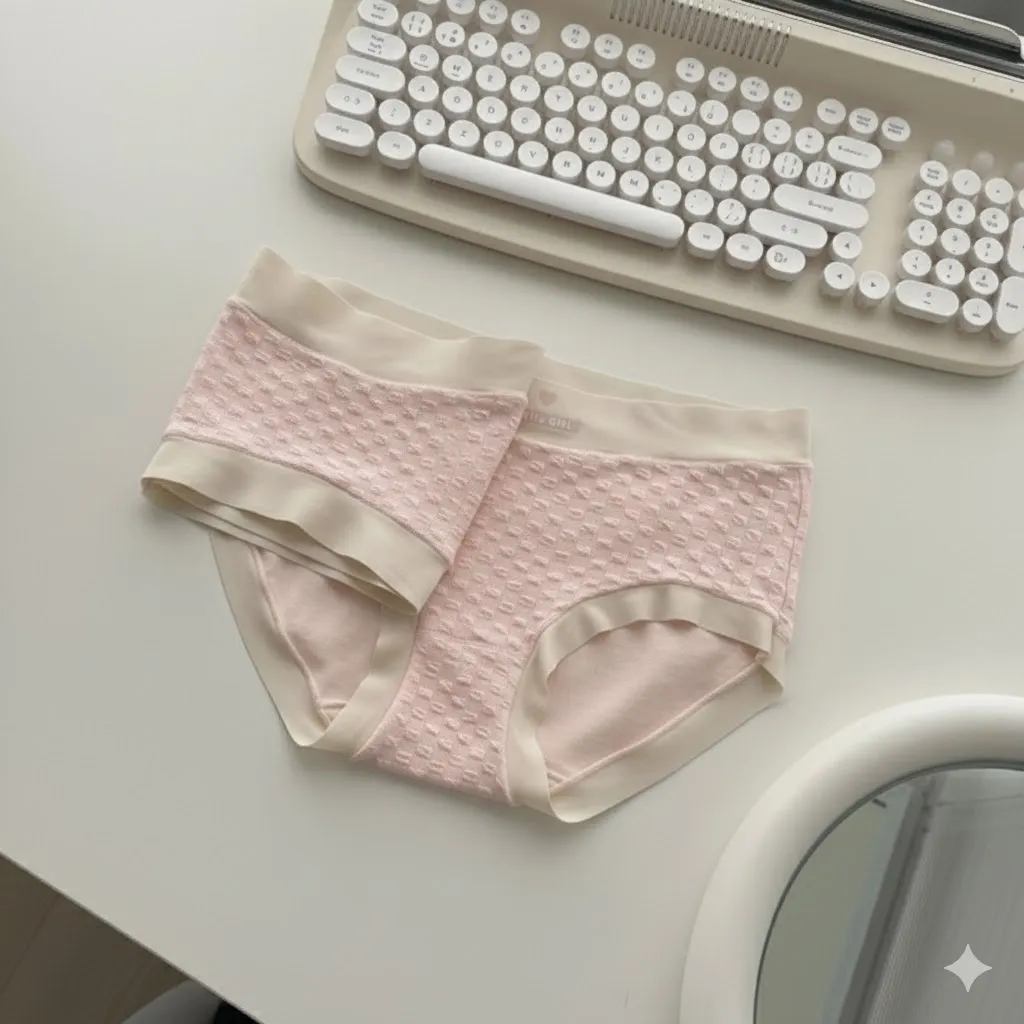 Cotton High Waist Ribbed Panties