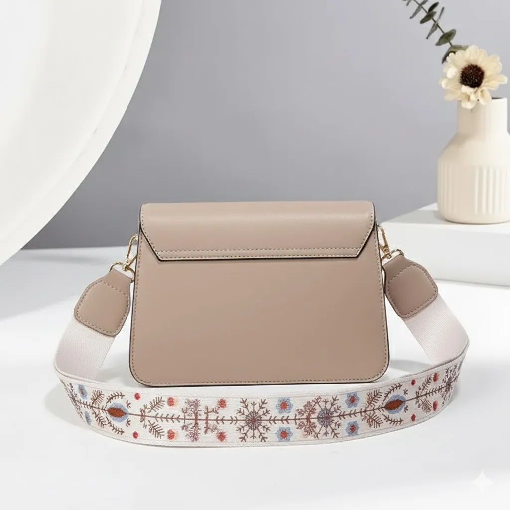 Thumbnail of Ladies Bag With Heart Lock And Two Straps