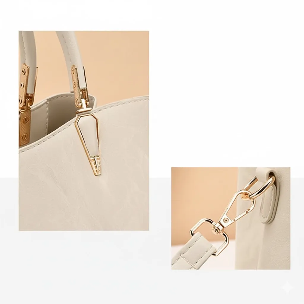 Thumbnail of Elegant Textured Handbag with Tassel Charm