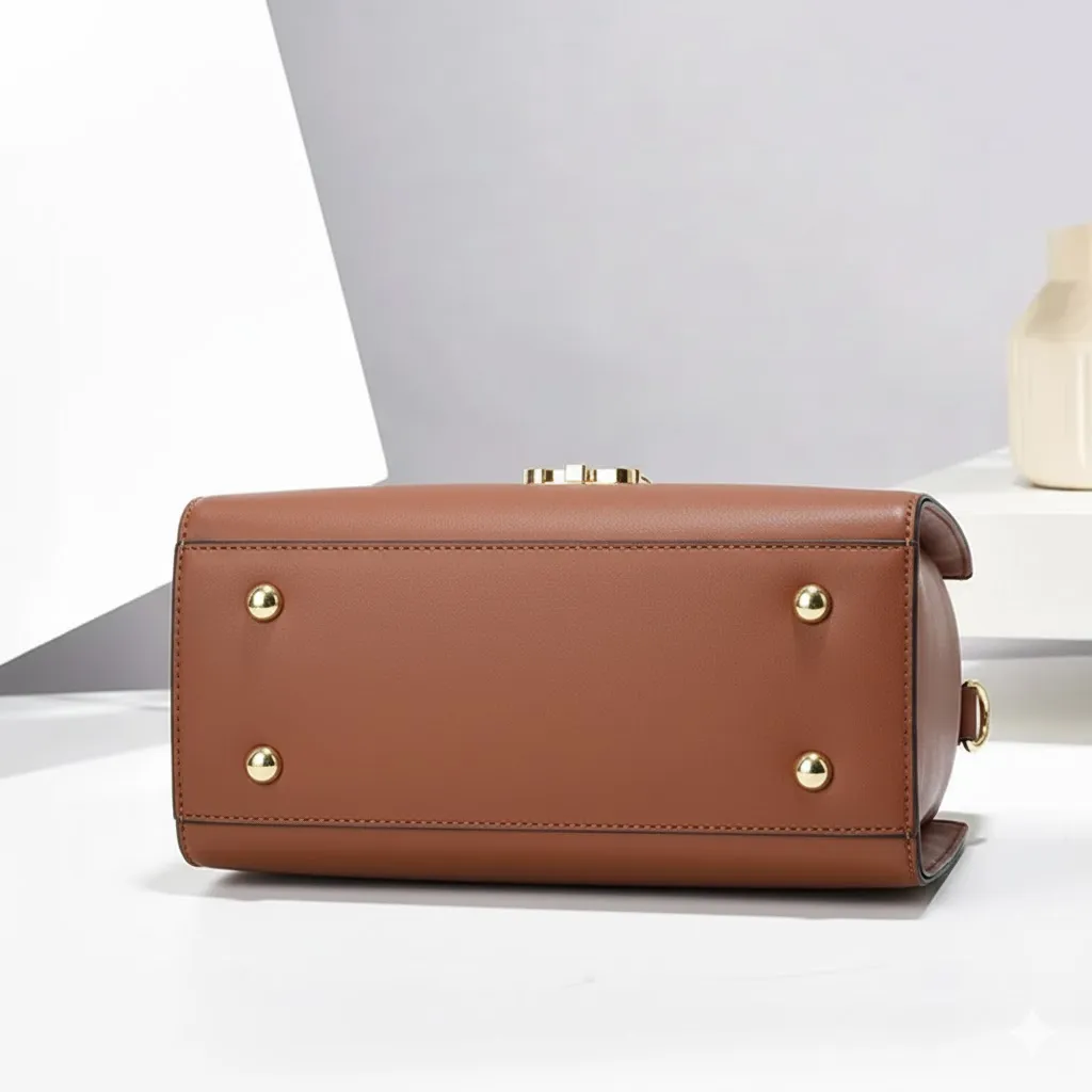 صورة مصغرة لـ Cartoon Bear Adjustable Strap Zipper Pillow Style Women Designer Handbag