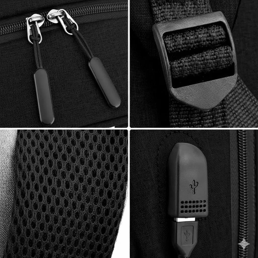 Men's 3-in-1 Backpack and  Bag Set | Dorbe UAE