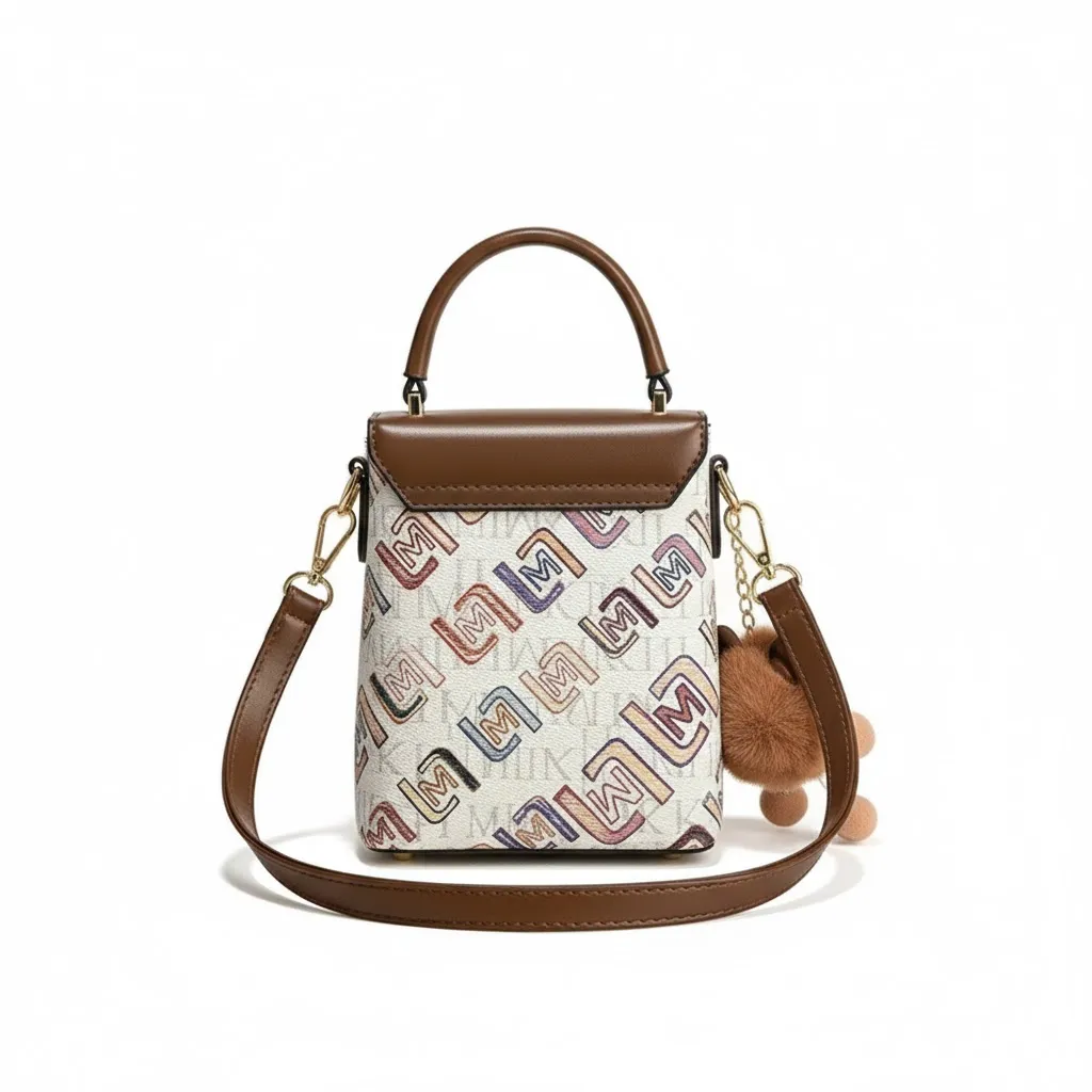 Thumbnail of Cute Mini Bag with Letters and Bear Charm