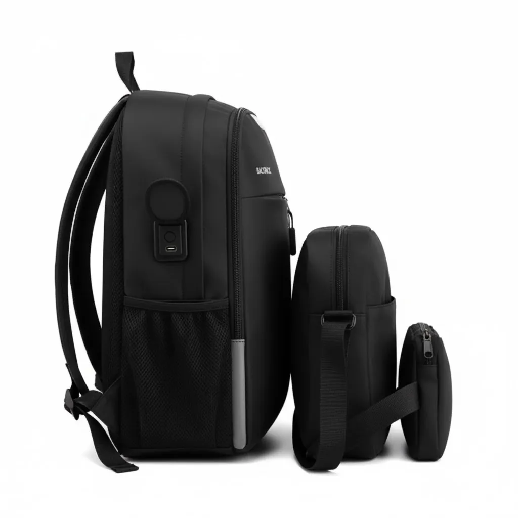 Thumbnail of Men's 3-in-1 Backpack and  Bag Set | Dorbe UAE