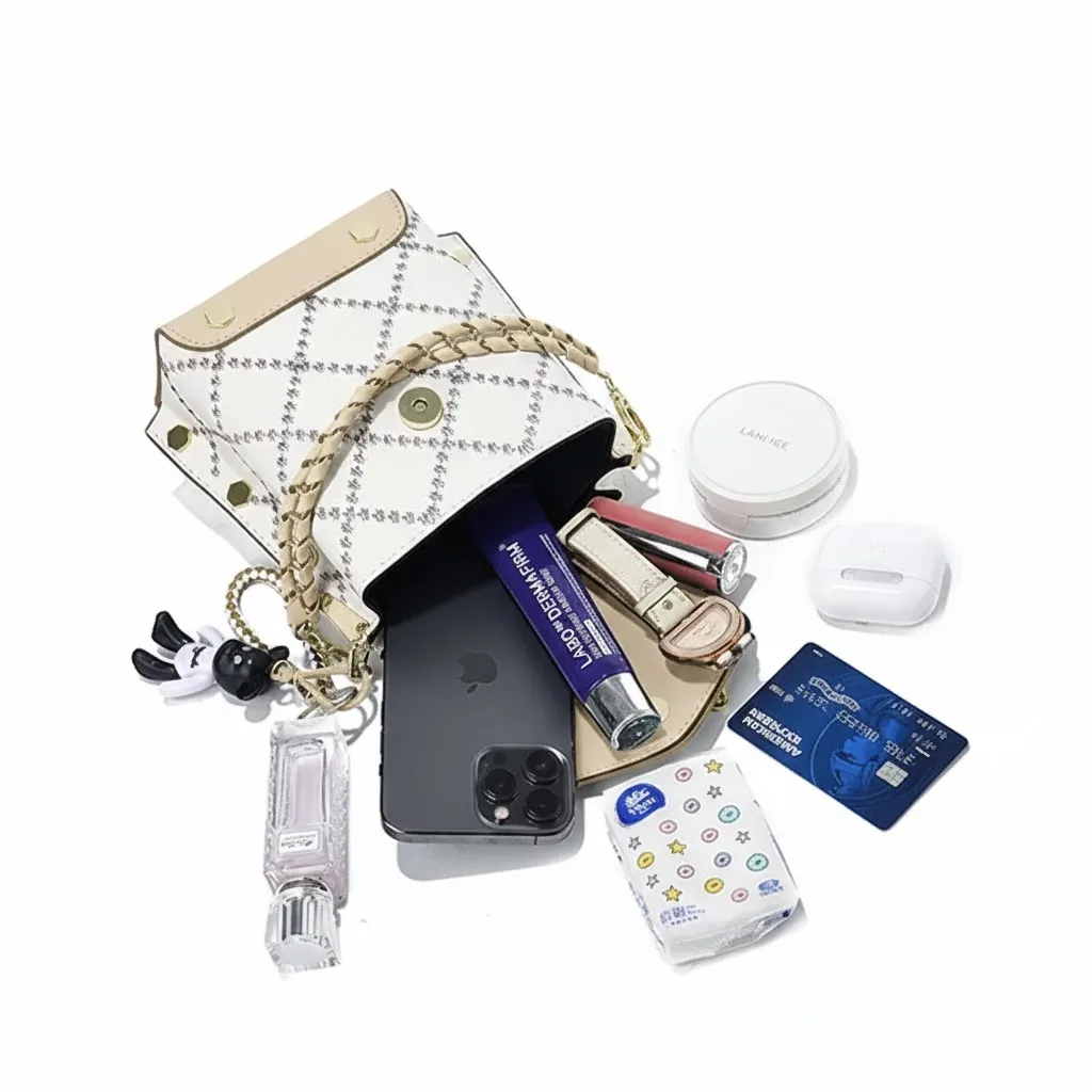 Thumbnail of Stylish Crossbody Shoulder Bag With Chain Details