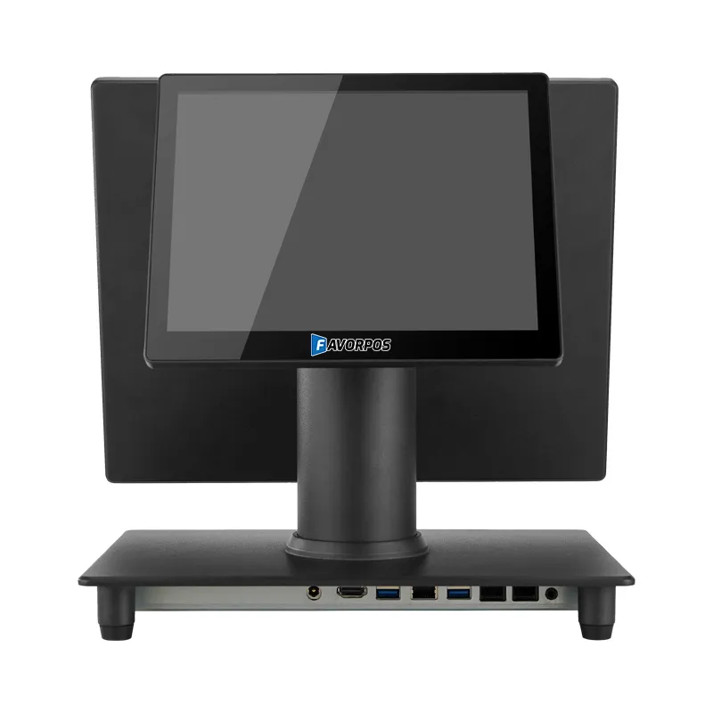 EagleCart Pro POS System: Intel Core i5 Windows Terminal | Premium Aluminum Dual-Screen | Includes 1-Year Free POS Software & Online Store + Full Installation