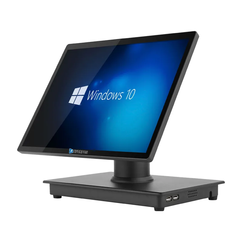 EagleCart Pro POS System: Intel Core i5 Windows Terminal | Premium Aluminum Dual-Screen | Includes 1-Year Free POS Software & Online Store + Full Installation