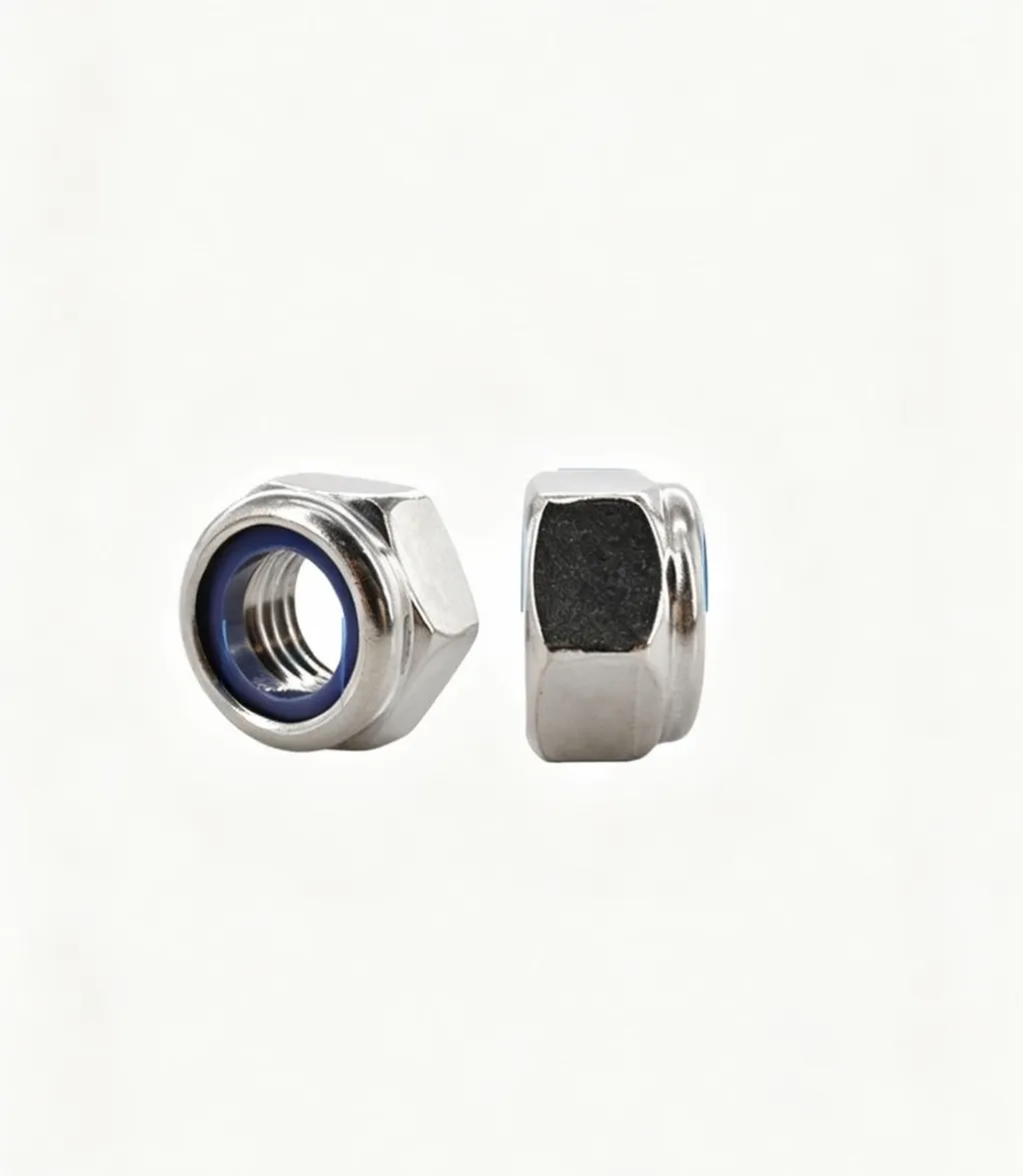 304 Stainless Steel Nylon Insert Lock Nuts M2-M16