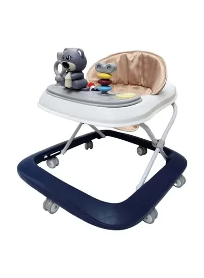 Baby Walker With 3 Height Adjustable & Tray Multi Function Foldable And Musical Toy Bar Baby