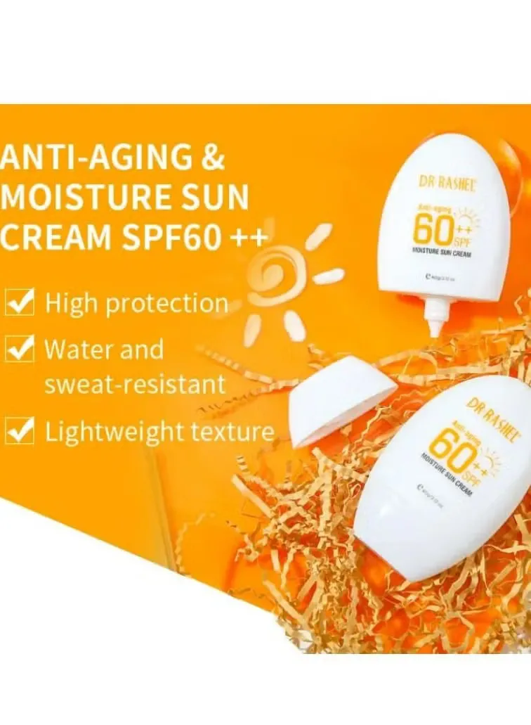 Dr Rashel Anti-aging & moisture sun cream SPF 60 60G