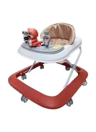 Baby Walker With 3 Height Adjustable & Tray Multi Function Foldable And Musical Toy Bar Baby
