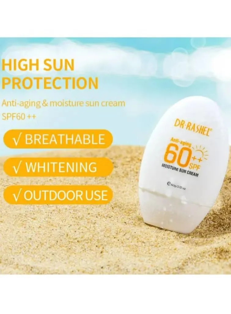Dr Rashel Anti-aging & moisture sun cream SPF 60 60G