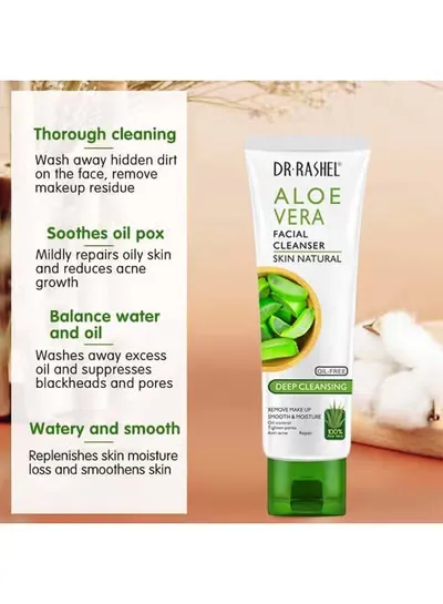 Dr. Rashel Aloe Vera Facial Cleanser Skin Natural Oil-Free Deep Cleansing