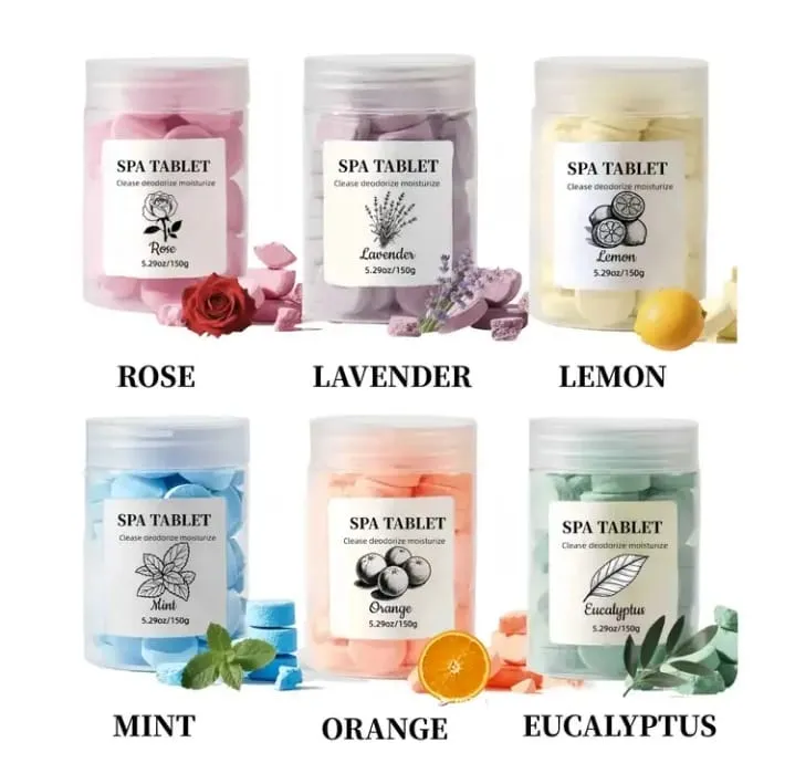 SPA Tablet Foot Fist/ Soak Rose 11 oz