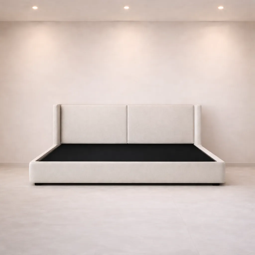 Modern Panel Upholstered Bed