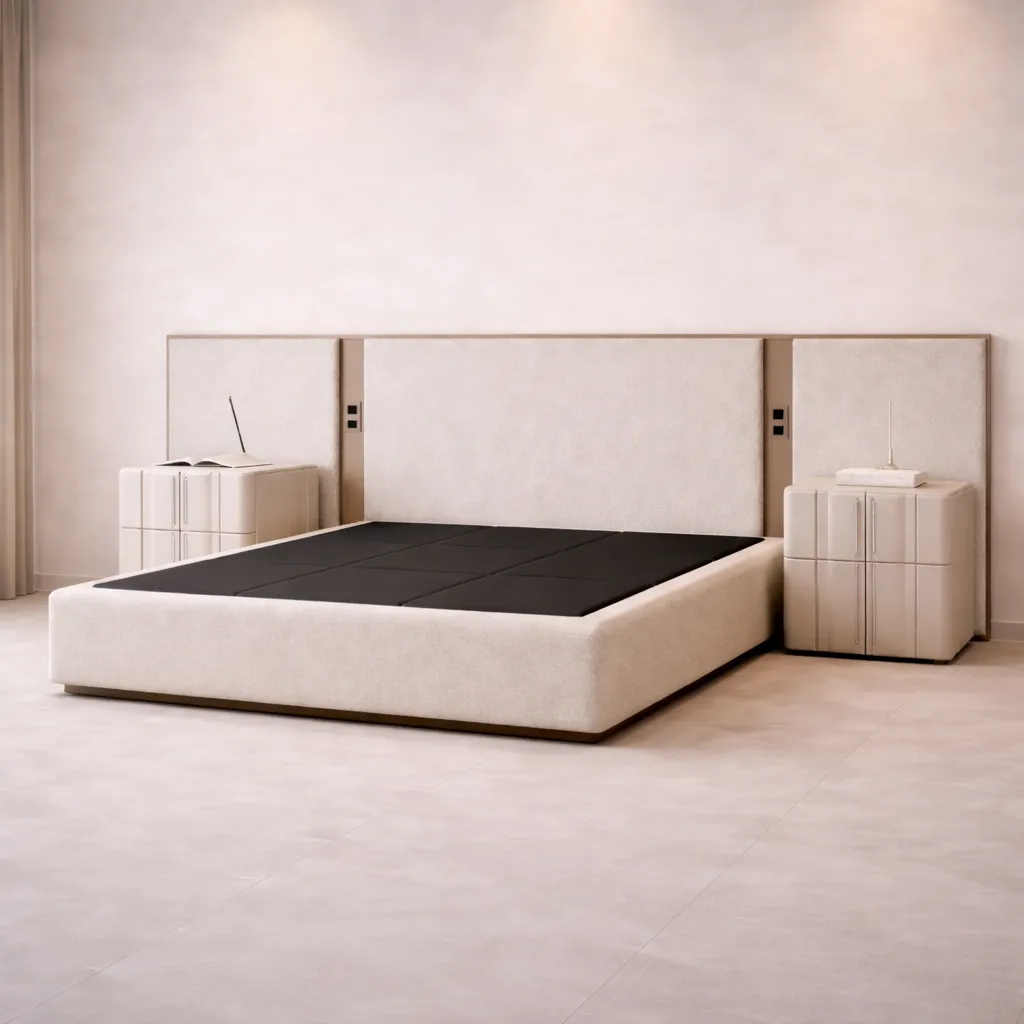 Elite Wall Panel Bed with Nightstands UAE