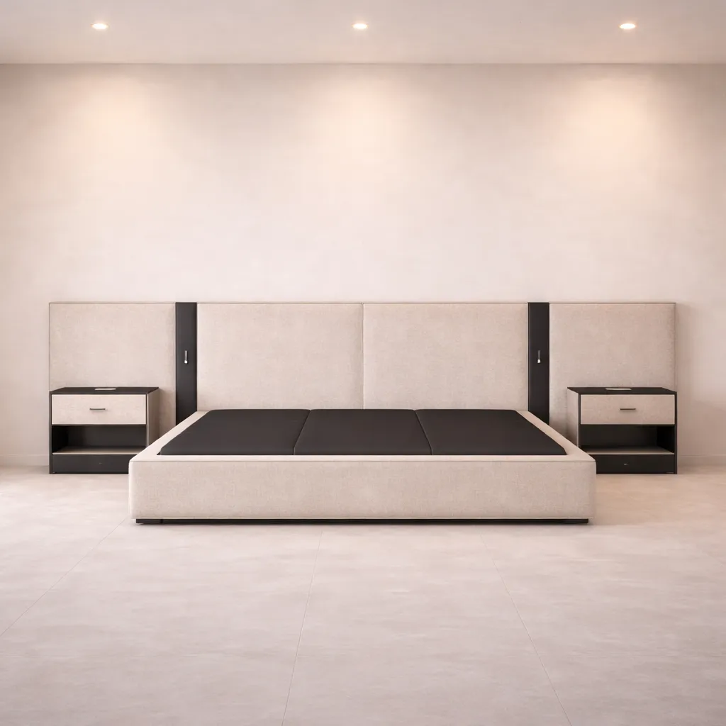 Elite Wall Panel Bed with Nightstands UAE