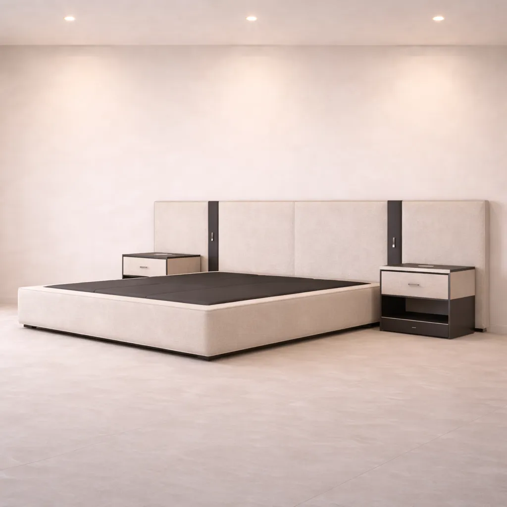 Elite Wall Panel Bed with Nightstands UAE