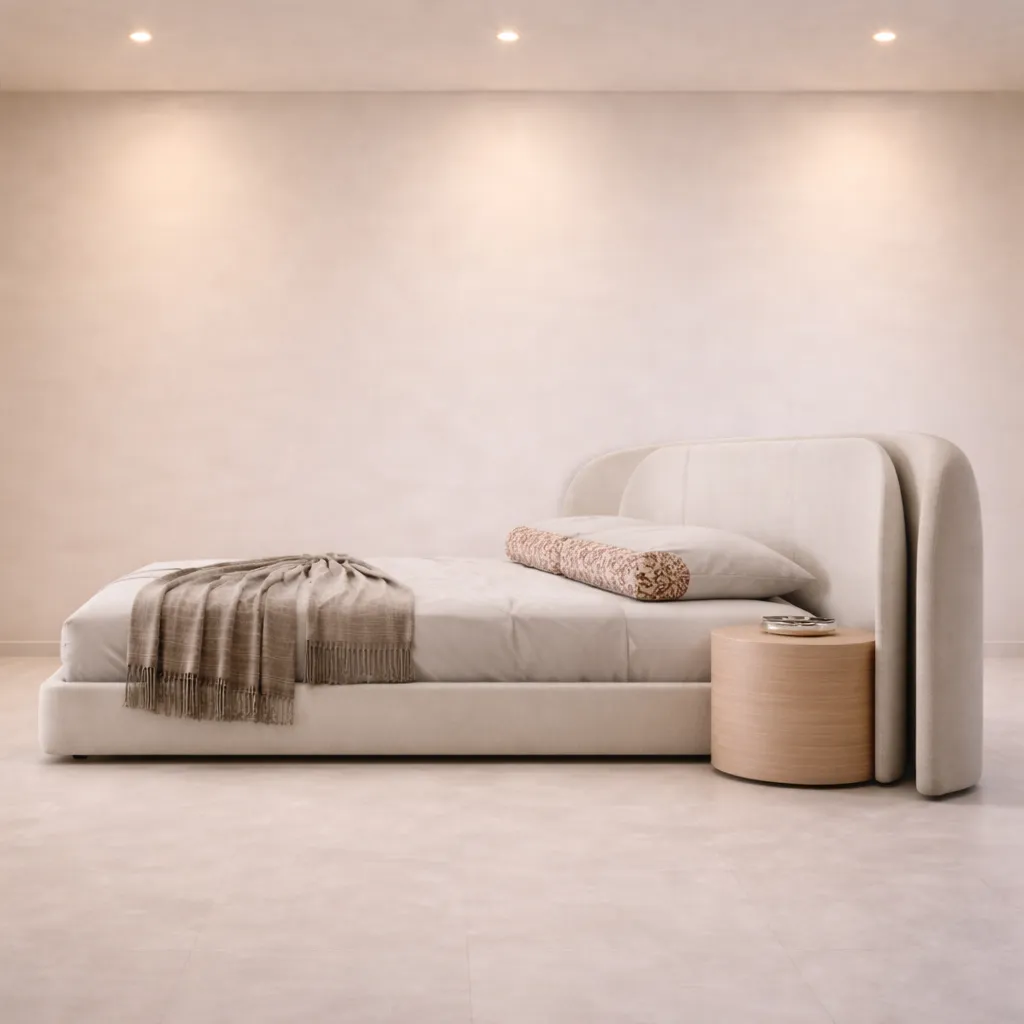 Modern Wraparound Upholstered Bed UAE | Custom Luxury Bed