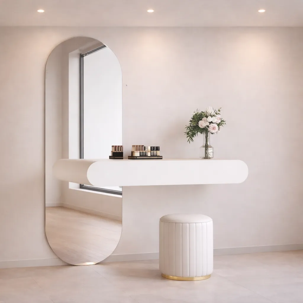 Luxury Floating Vanity with Full Mirror UAE