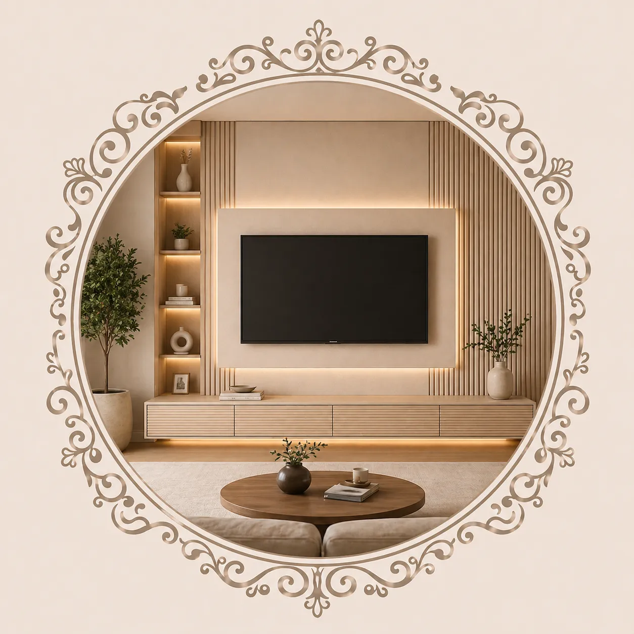 Custom TV Wall Cladding