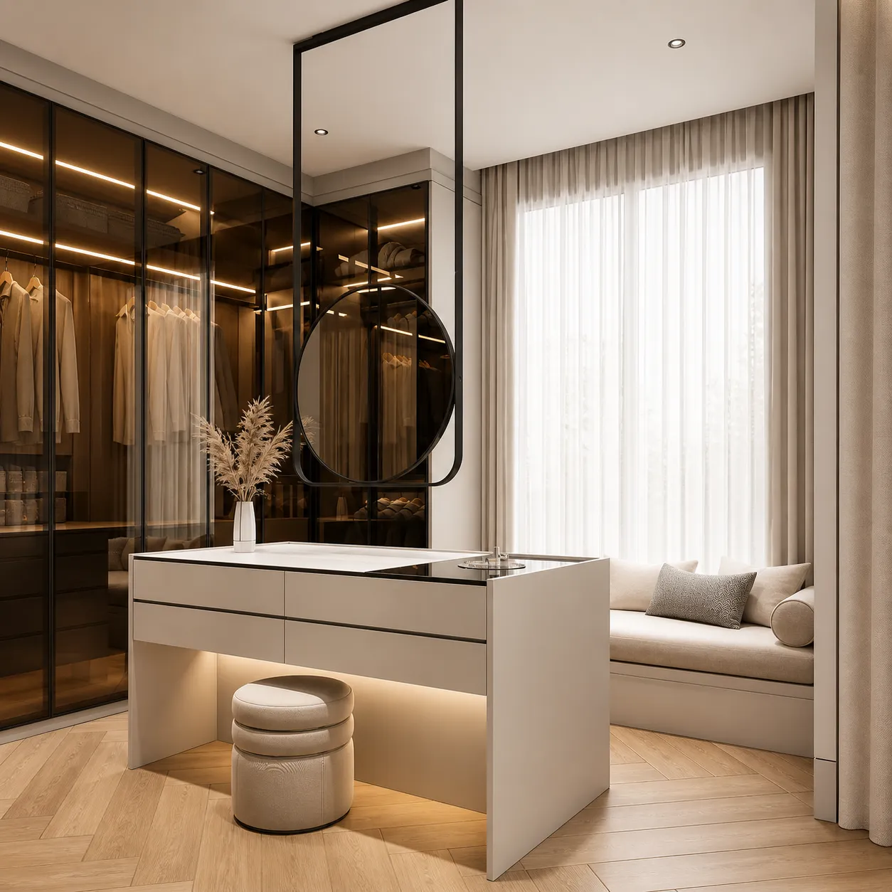 Thumbnail of Luxury Walk In Closet Vanity Island