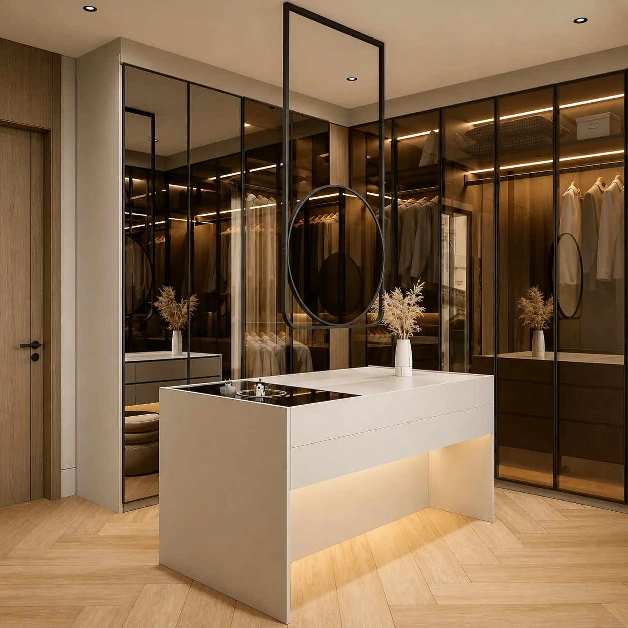 Thumbnail of Luxury Walk In Closet Vanity Island