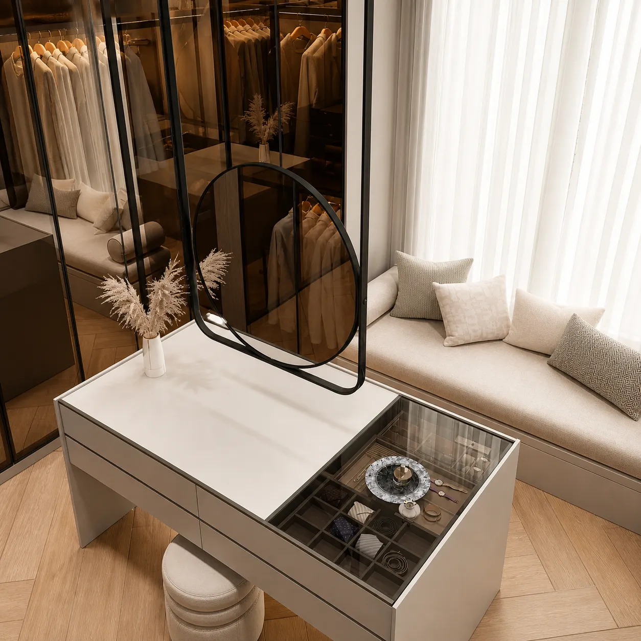Thumbnail of Luxury Walk In Closet Vanity Island