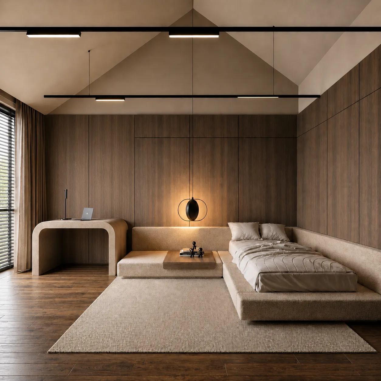Modern Boys Bedroom Interior